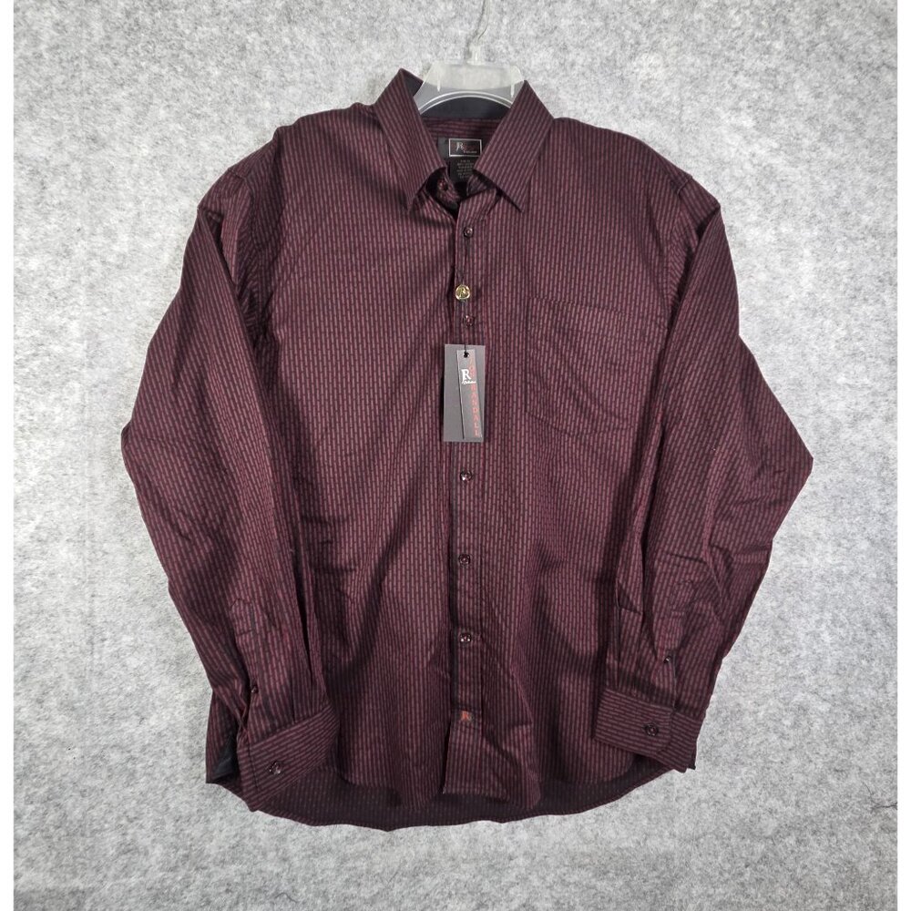 Jon Randall NWT Men's Button Down Shirt Purple Size XL